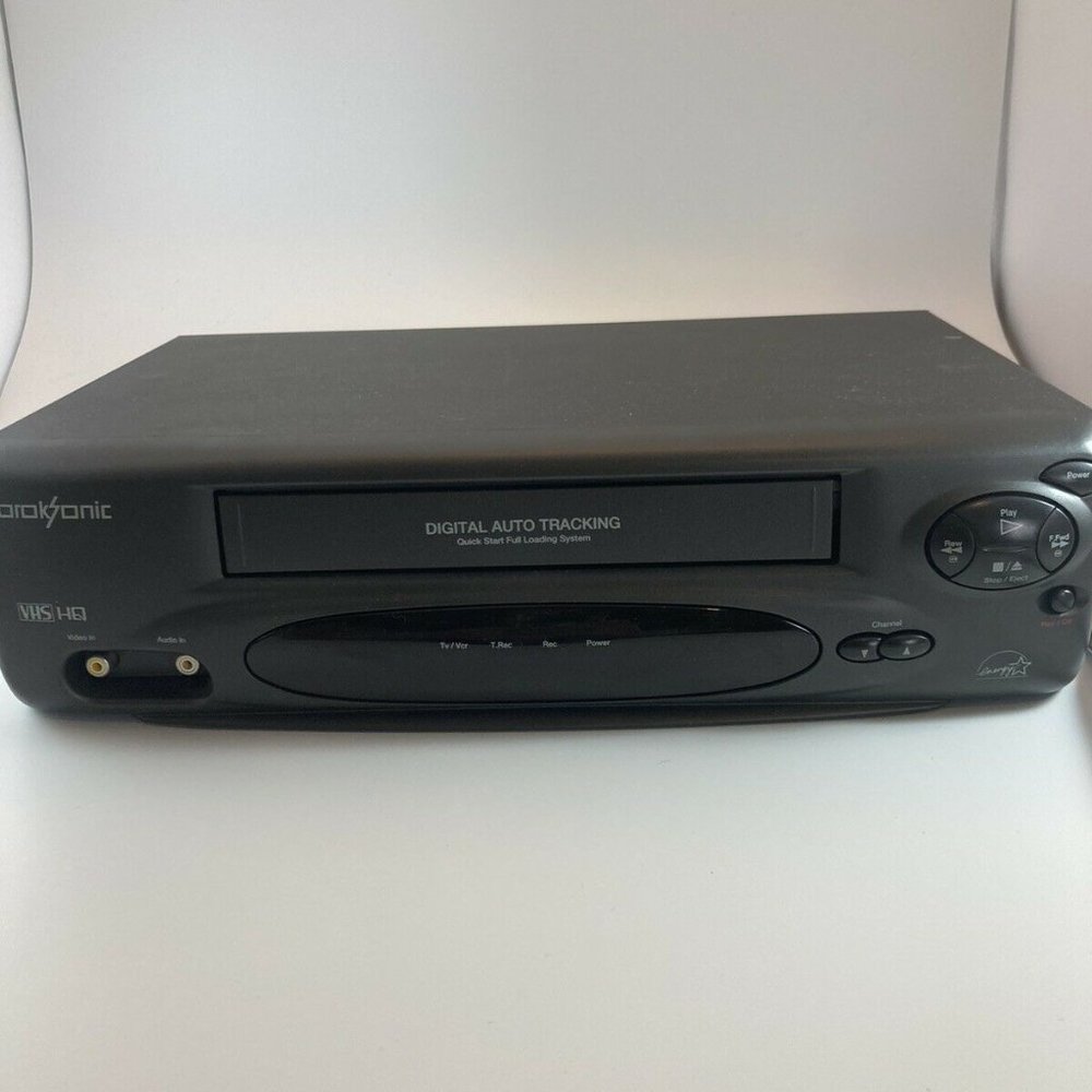 Broksonic VCR VHS Player Recorder VHSA-6687CTTCT Tested/Working.